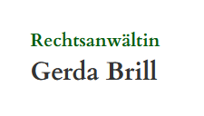 Logo Rechtsanwältin Gerda Brill